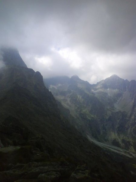 Masiv Kezmarskeho stitu z vychodu